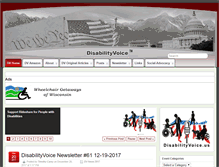 Tablet Screenshot of disabilityvoice.com